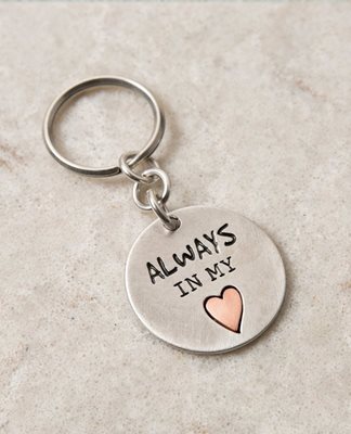 Always In My Heart Keychain