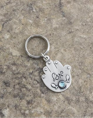 Hamsa Key Ring