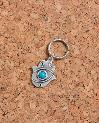 "Thank You" Hamsa Keychain