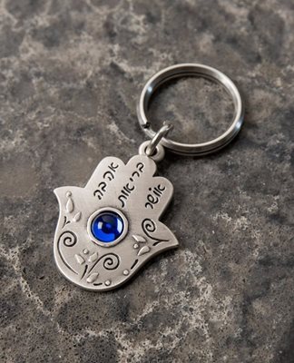 "Someone's Thinking of You" Keychain - Blue