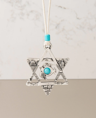 Star of David Car Pendant