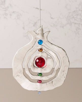 Rotating Pomegranate Wall Pendant