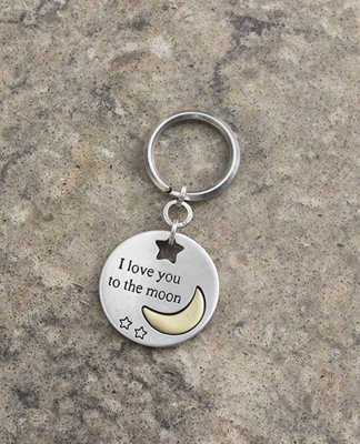 Love You To The Moon Keychain