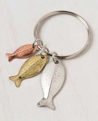 Three Fish Keychain