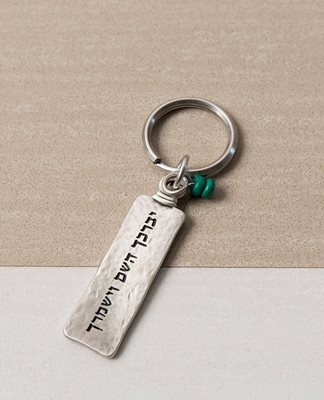 "May the Lord bless you and keep you safe" Keychain