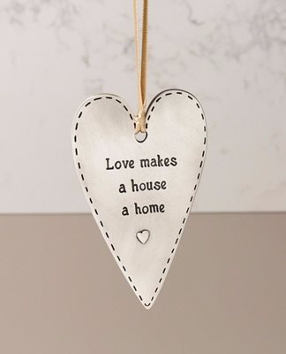 "Love Makes a House a Home" Hanging Ornament